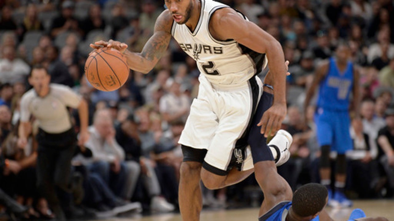 Leonard scores 24 as Spurs top struggling Mavericks 96-91